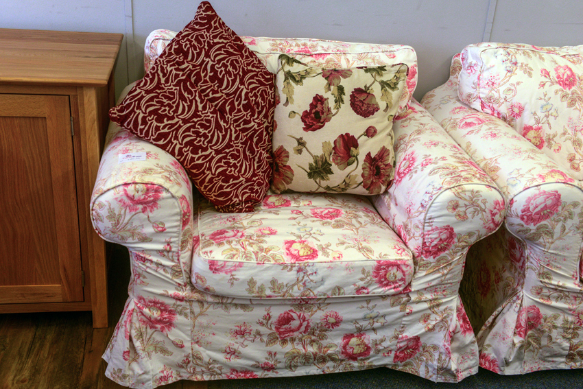 Floral Print IKEA armchair - 2 available