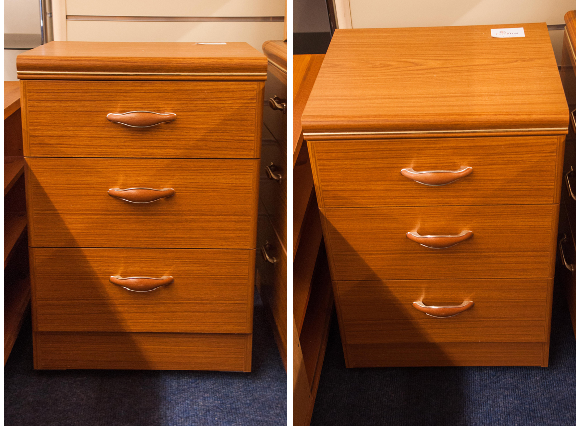 Bedside Table with wheels