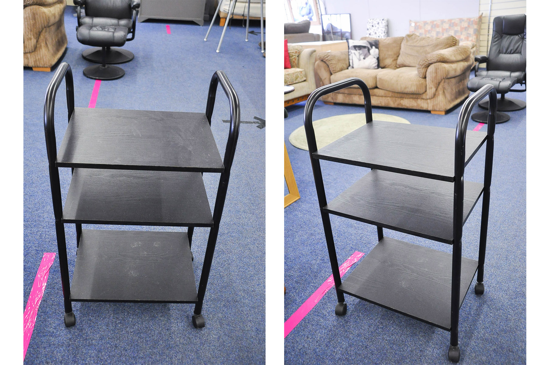 Shelving trolley