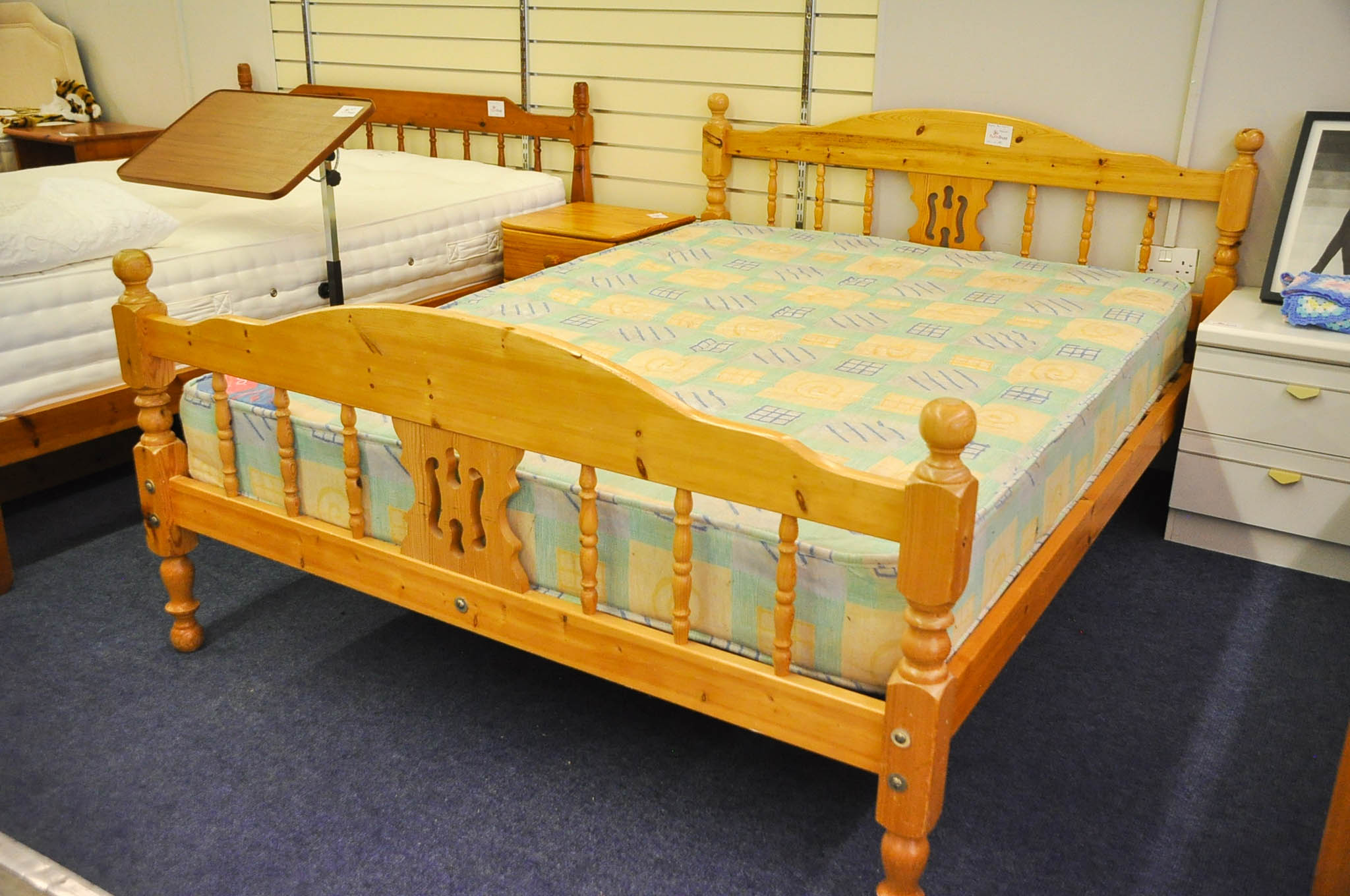 Double Bed Frame and Mattress
