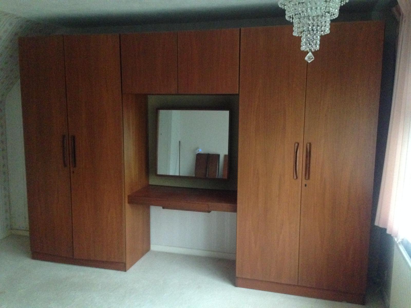 G Plan Triple wardrobe set. Currently dismantled for ease of transport. Price includes re-assembly at the purchasers property.