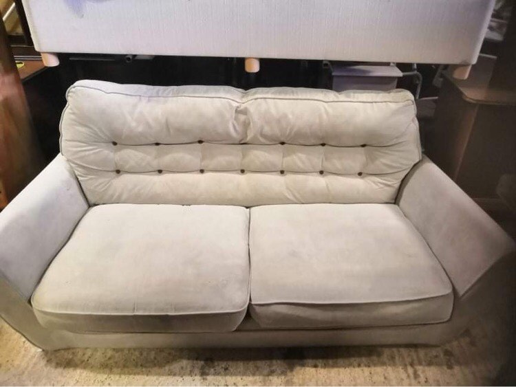 Light grey 2 seater sofa in very good condition