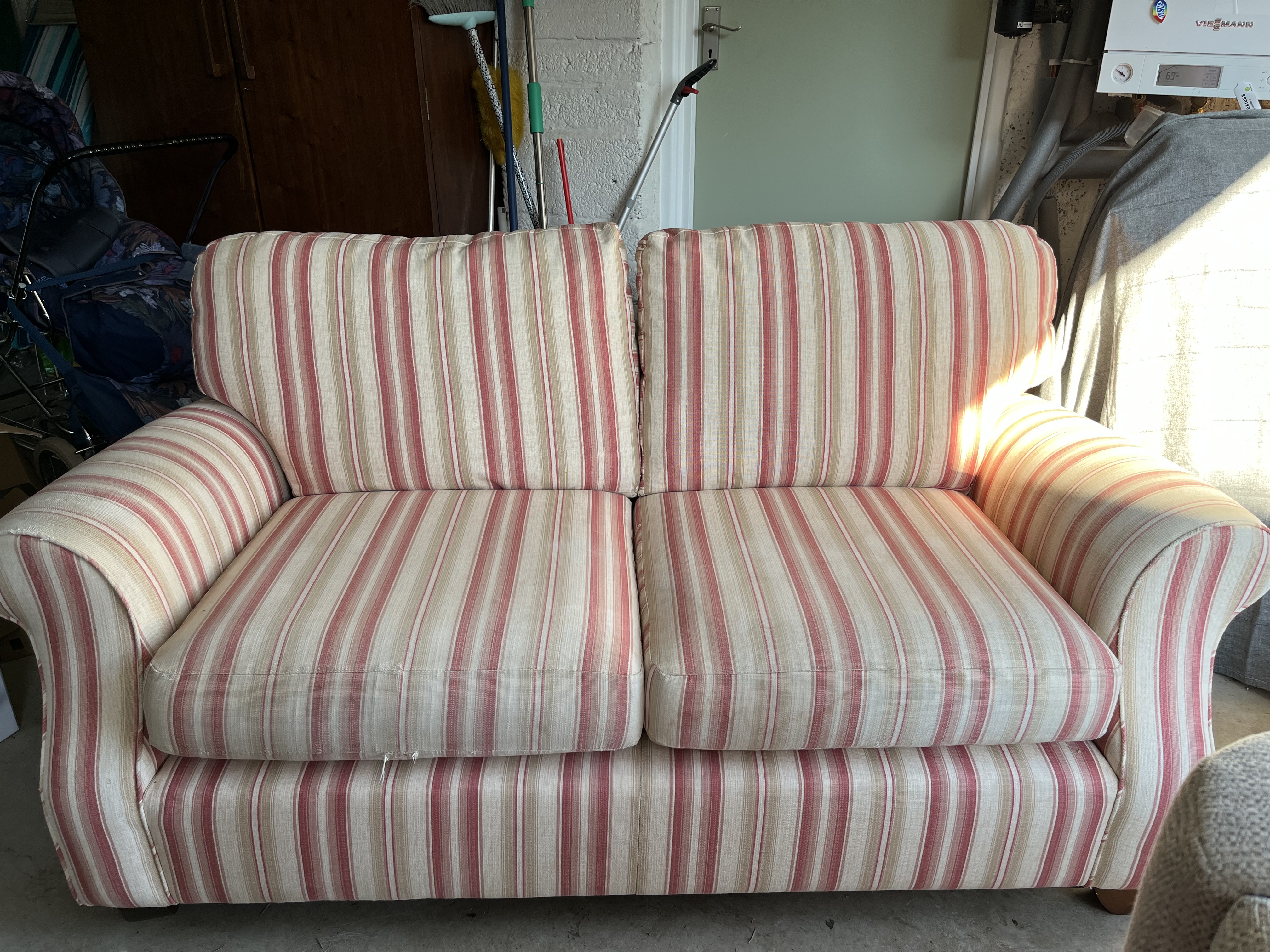 M and S two seater sofa 